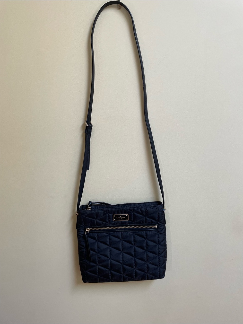 Kate Spade New York Black Quilted Crossbody Shoulder Bag Women's - Picture 3 of 8